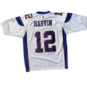 Vikings Harvin Jersey Number 12 Size 50 Minnesota GUC Football White Jersey